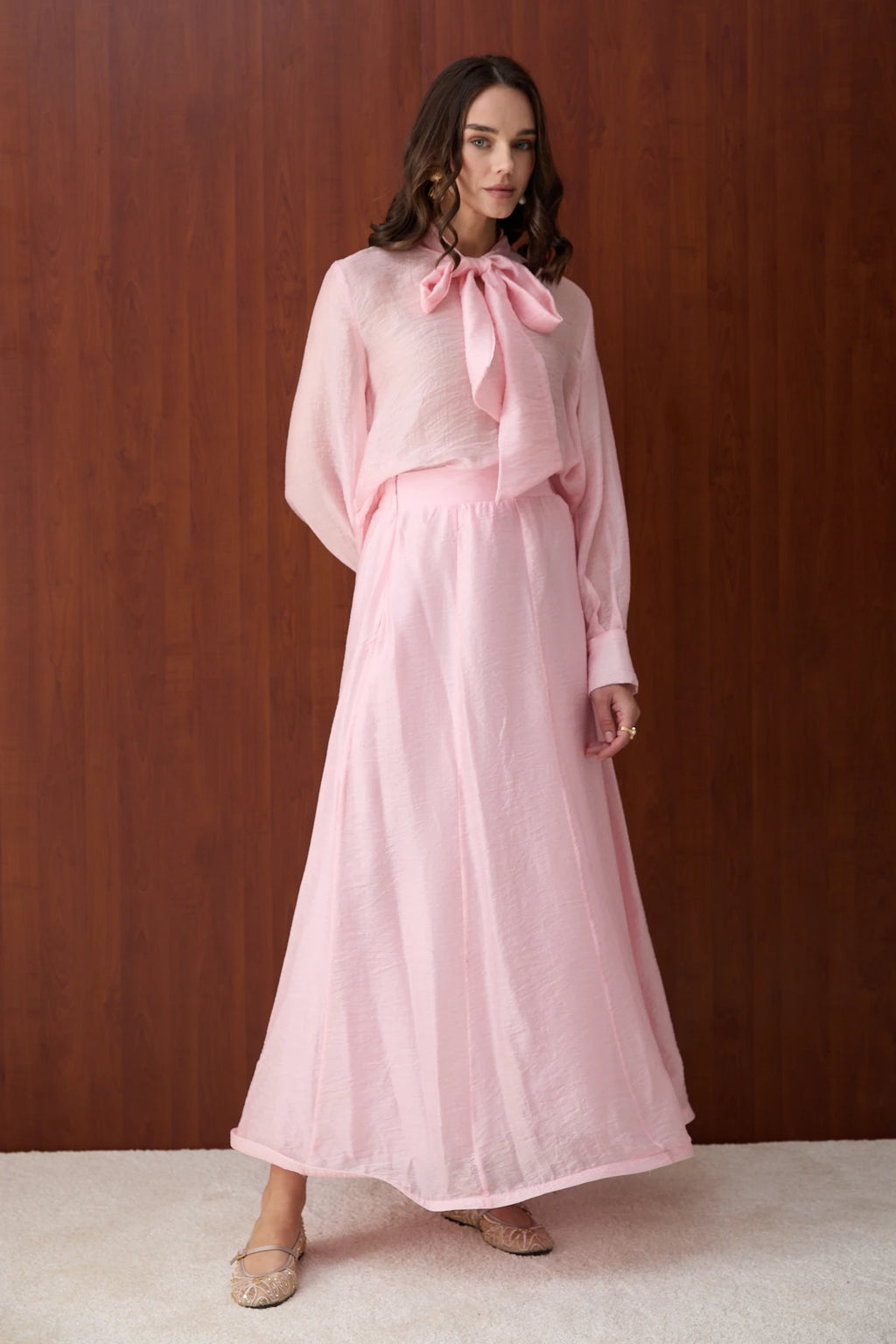 Etekli Tül Takım - Pembe