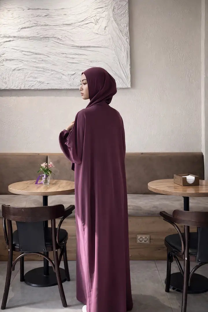 Mahya Şal&ELbise - Mürdüm