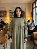 Müslin Dantel Ebise - Çağla Yeşili